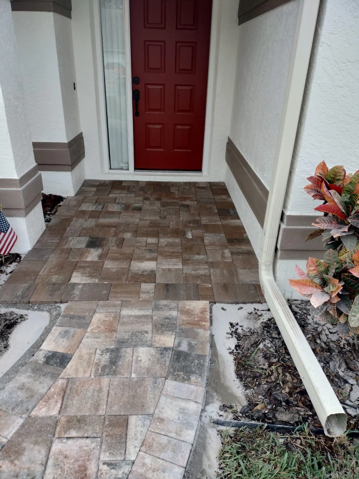 Outdoor construction and paver work
