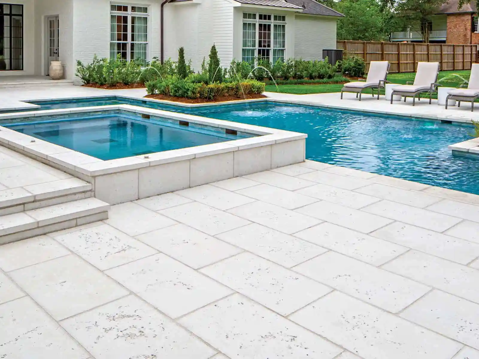 Pool deck paver installation and repair
